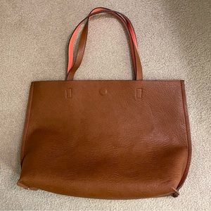 Nordstrom • Leather Tote • Brown